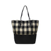 SHOPPING BELT bouclè a quadri nero beige front