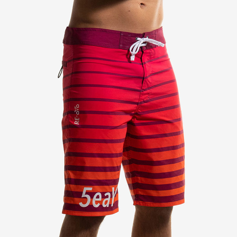 boardshort red rosso side