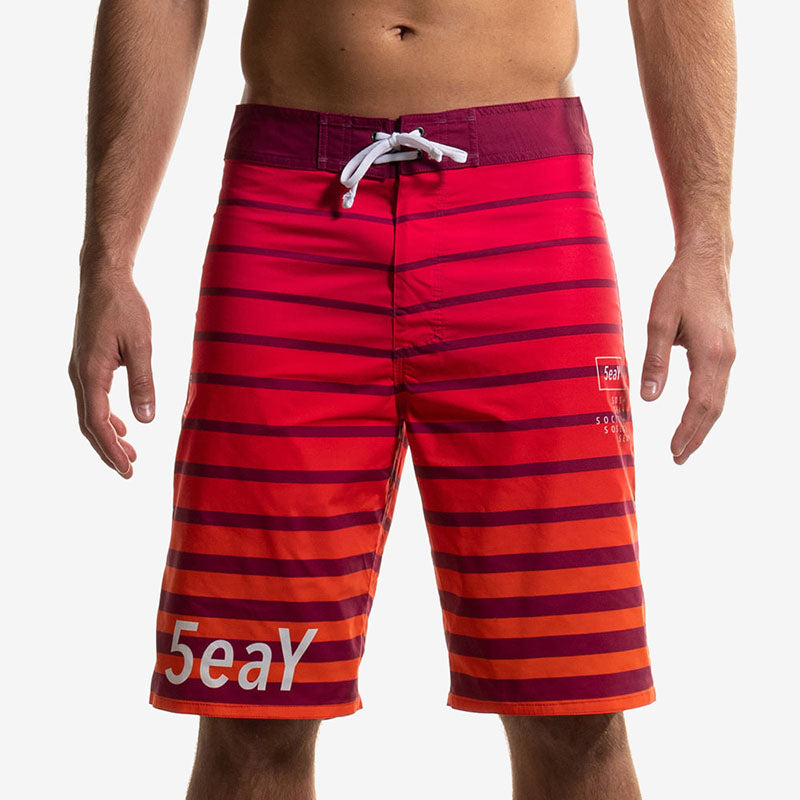 boardshort red rosso front