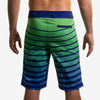 boardshort green verde back