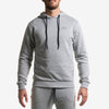 hoodie gray logo felpa cappuccio grigia front