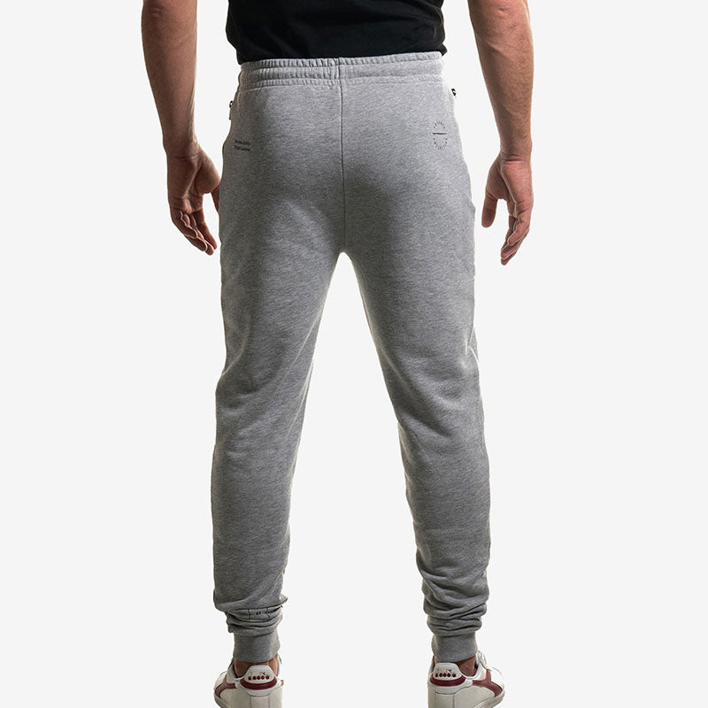 joggers gray pantalone felpa grigia logo back