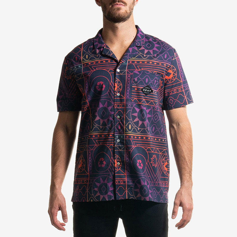 hawaiian shirt camicia hawaiana black mexican front