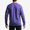 sweatshirt purple felpa viola logo back