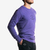 sweatshirt purple felpa viola logo side