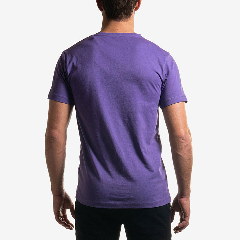 t shirt purple viola tacos back