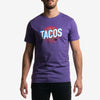 t shirt purple viola tacos front