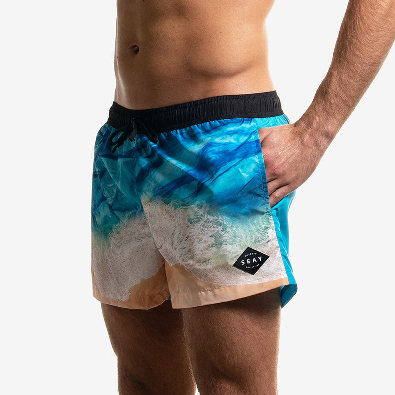 swim boxer short corto plastic ocean side