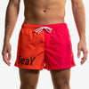 swim boxer short orange corto arancione gradient front