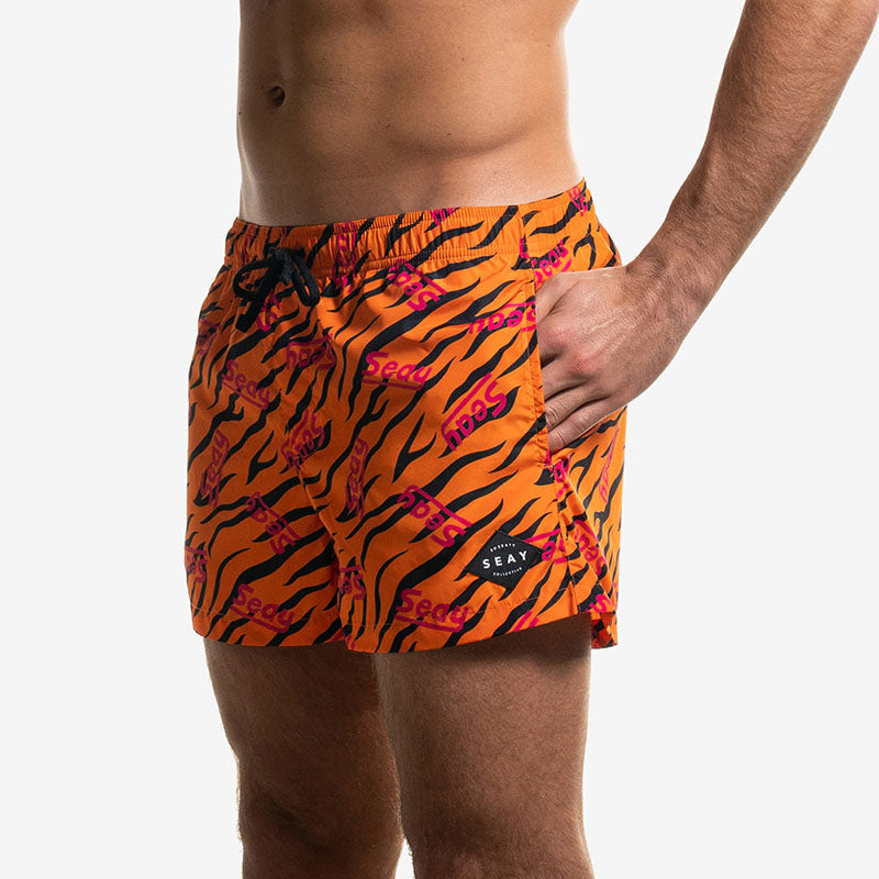swim boxer short corto tiger side