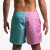 swim boxer medium pink medio rosa gradient back