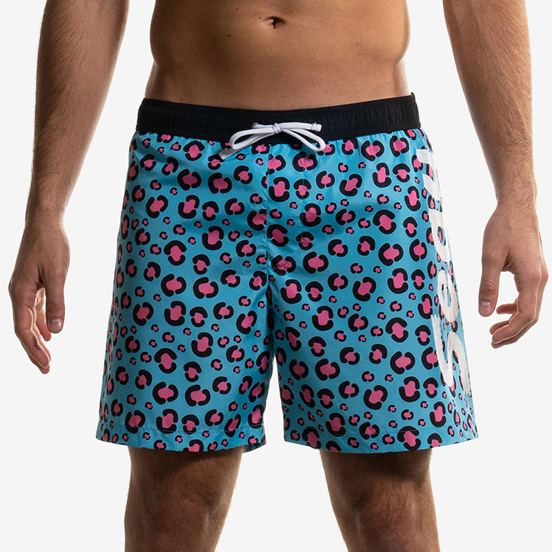 swim boxer medium medio blue ocelot front