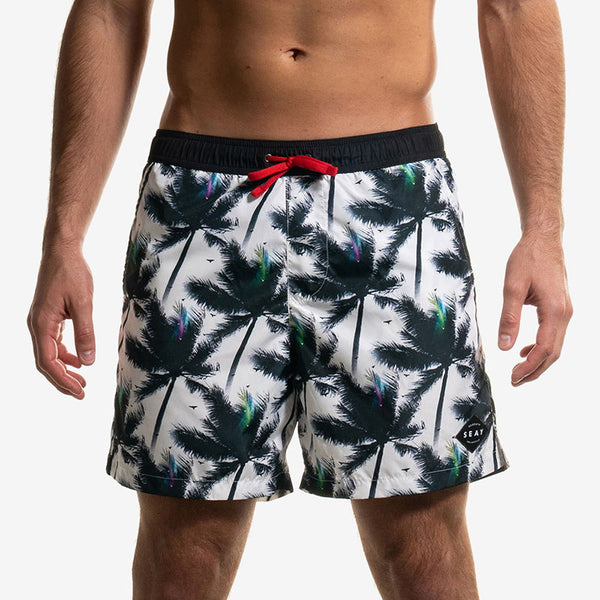 swim boxer medium medio white palms front
