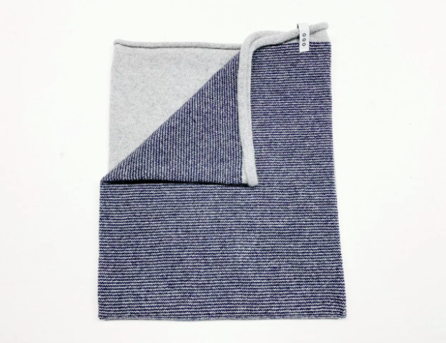 Ganzo a righe in cashmere rigenerato
