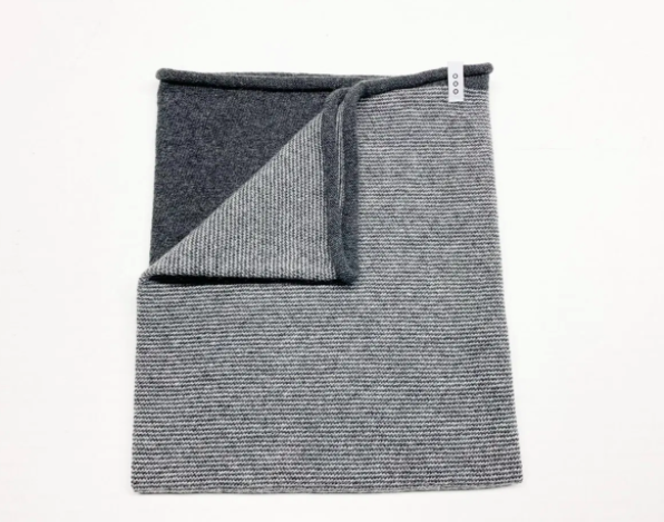 Ganzo a righe in cashmere rigenerato