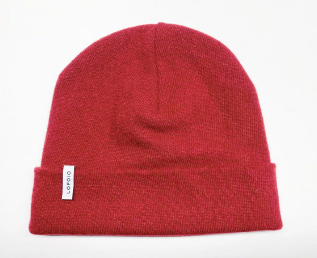 Cappello in cashmere rigenerato