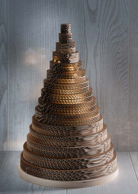 Albero di Natale in cartone