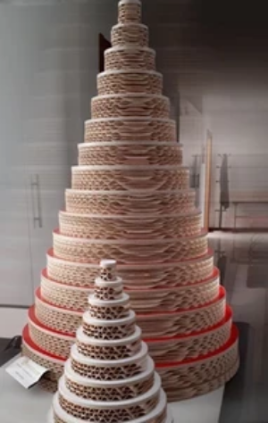 Albero di Natale in cartone