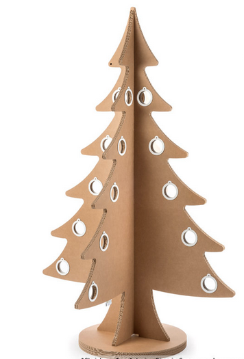Albero di Natale ad incastro in cartone