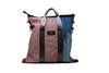 Borsa/zaino in jersey rosso slavato