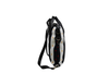 borsa/zaino in jersey a righe blu e bianche