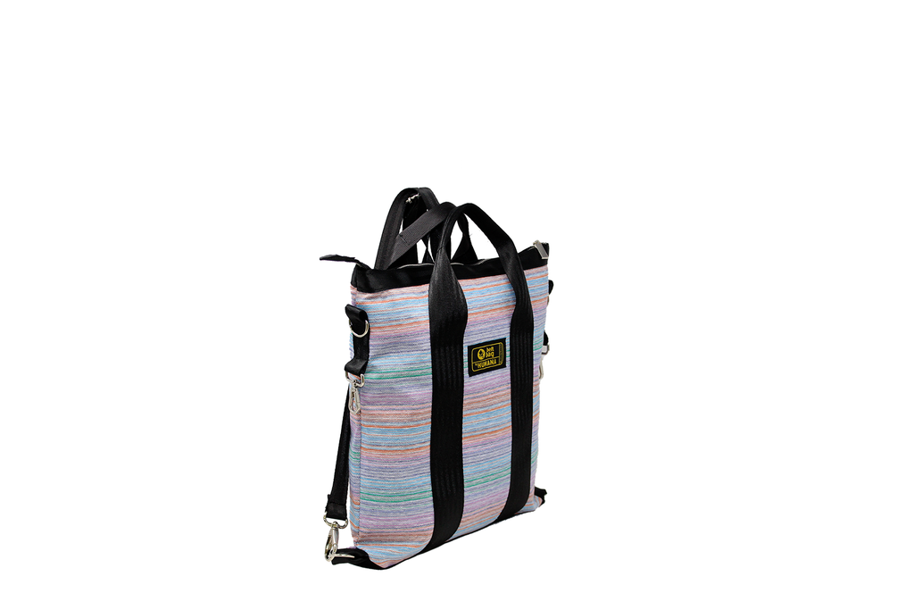 Borsa/zaino in jersey arcobaleno