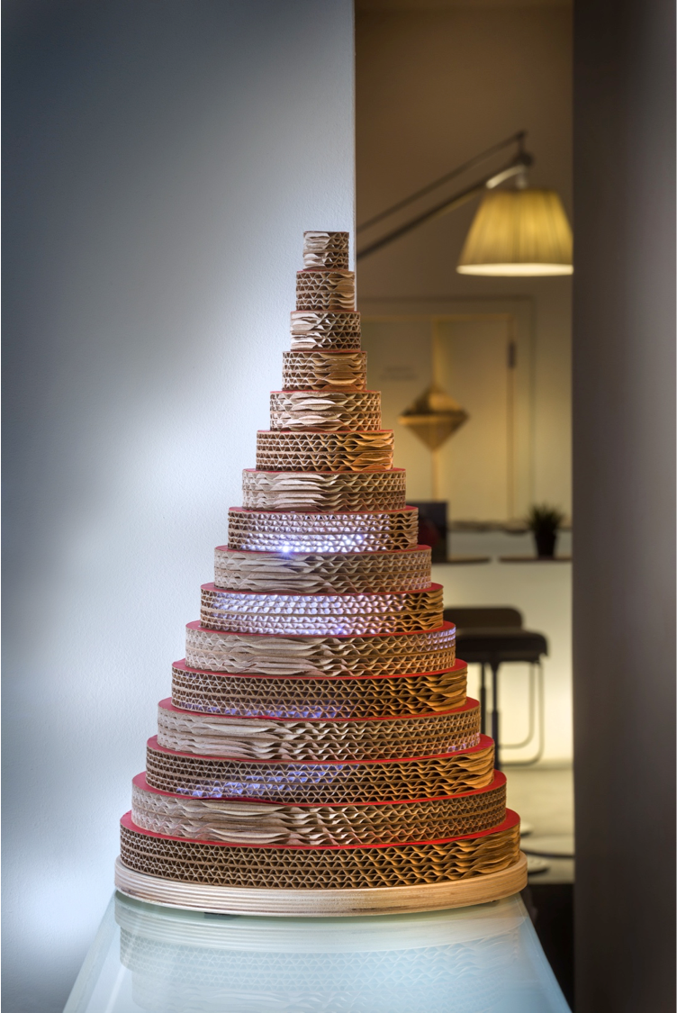 Albero di Natale in cartone misura Small