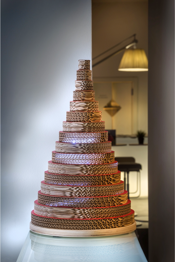 Albero di Natale in cartone misura Small