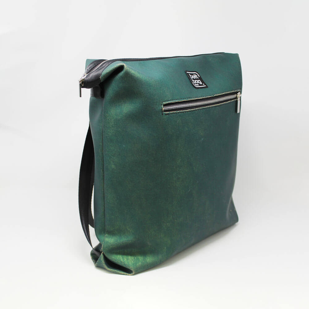URBN similpelle verde screziata in oro LAT