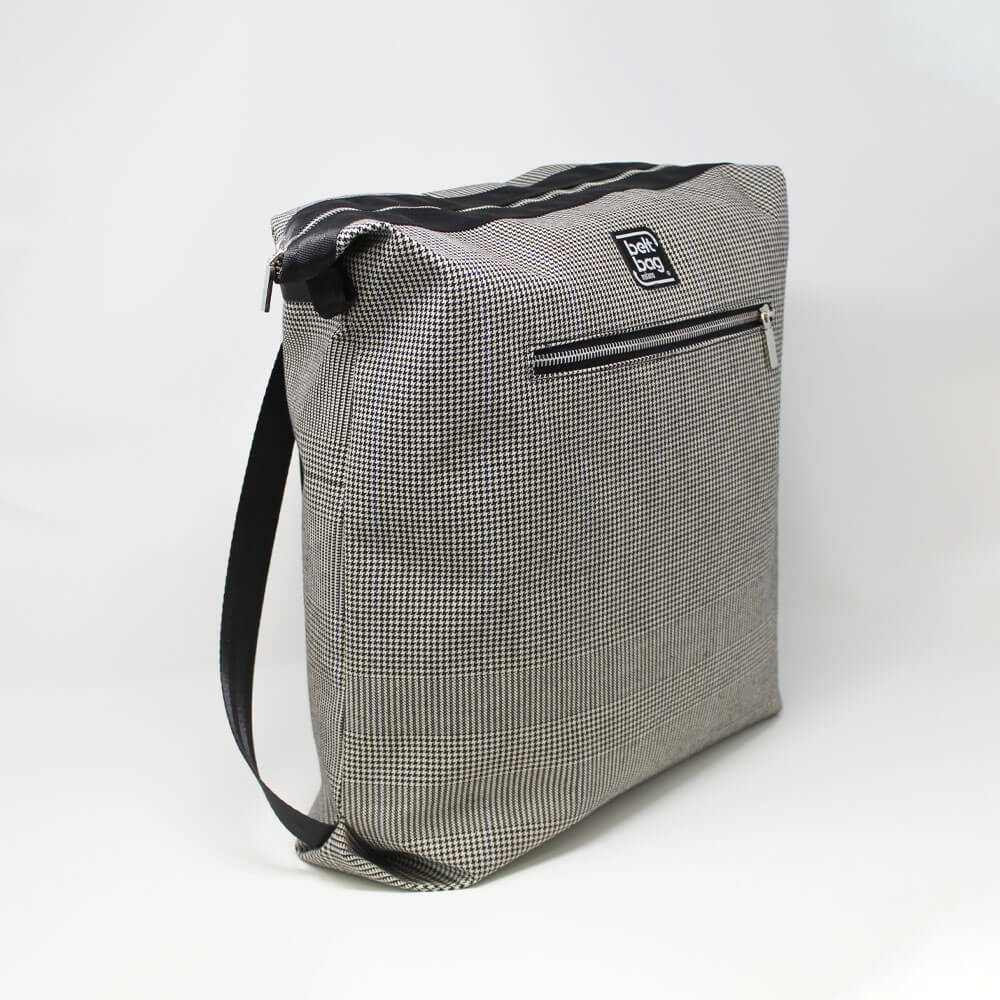 URBN tweed scozzese bianco-nero LAT