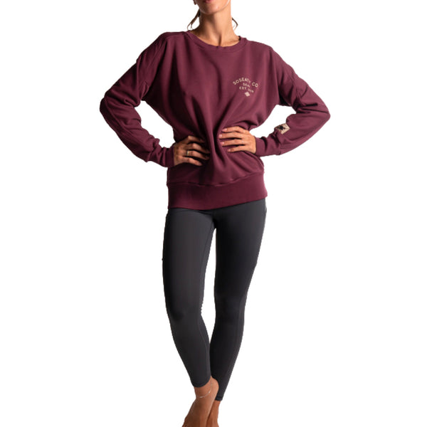 sweatshirt grape pomace organic cotton