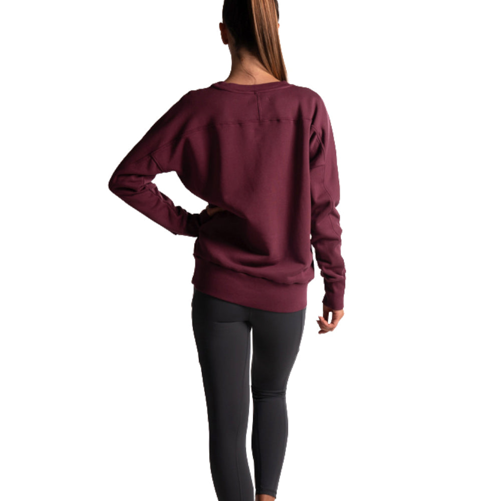 sweatshirt grape pomace organic cotton