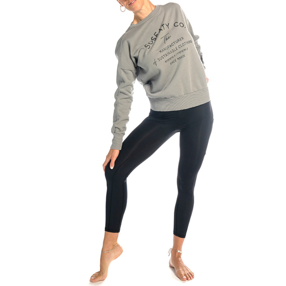 sweatshirt smoke organic cotton