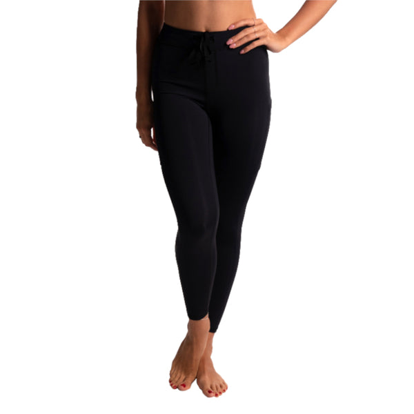 high waist leggings black