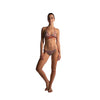 triangle bra string brief orange tiger recycled polyester triangolo slip laccetti arancione poliestere riciclato