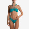 removable padded bandeau brazilian brief turquoise fascia imbottitura removibile slip brasiliano turchese