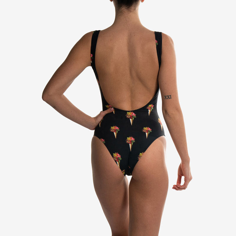 one piece swimsuit icecreams costume intero gelatini back