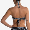 removable strap bandeau fascia spalline removibili black palms back
