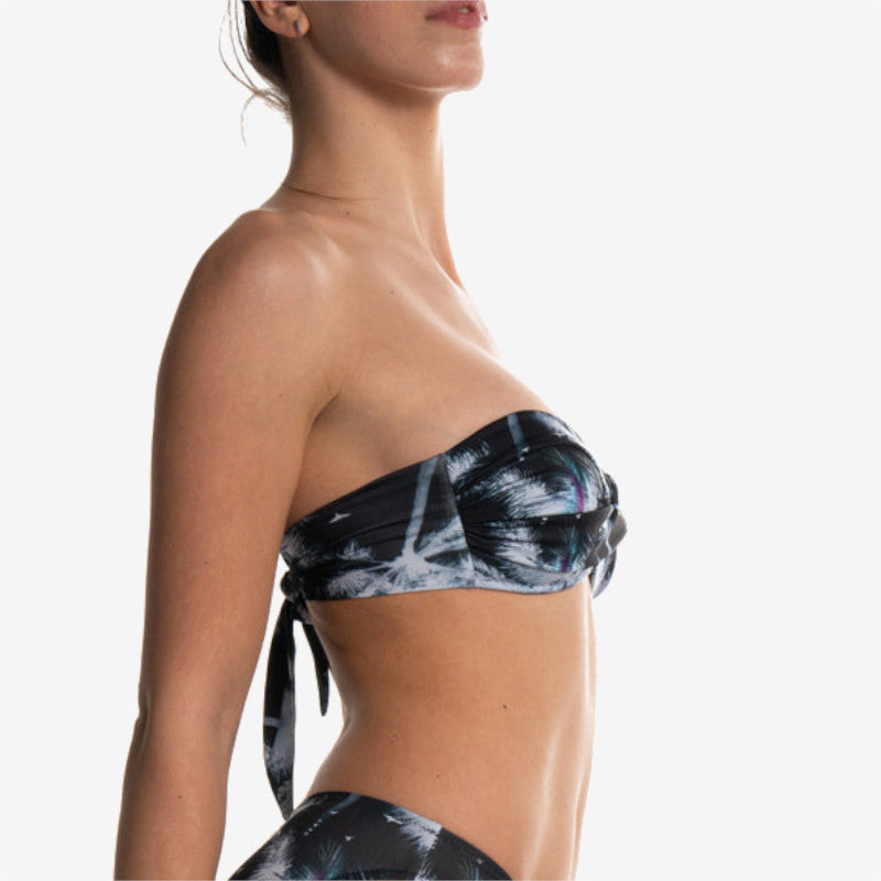 removable strap bandeau fascia spalline removibili black palms side