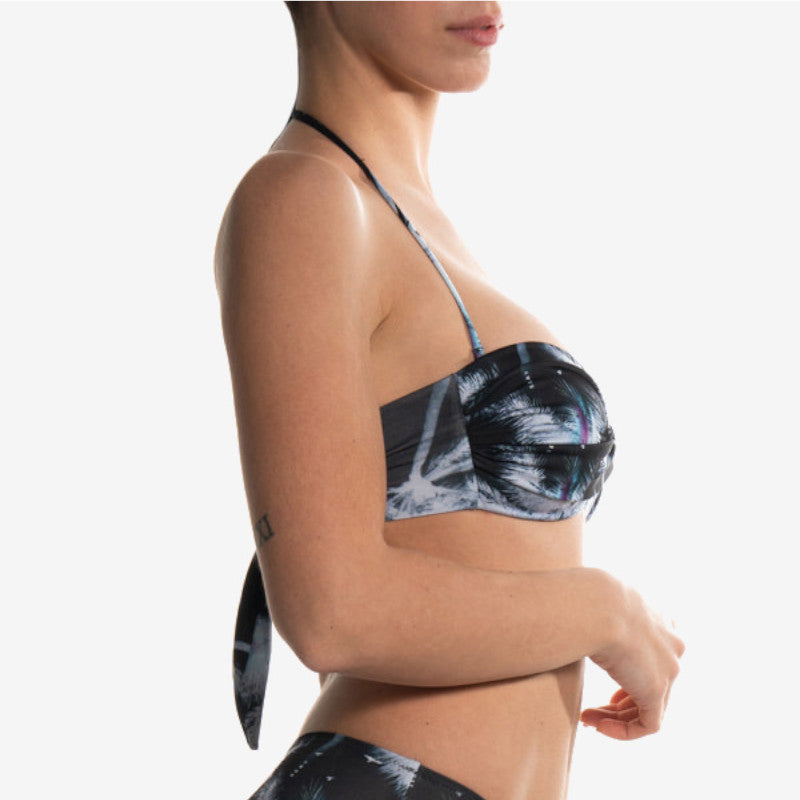 removable strap bandeau fascia spalline removibili black palms side