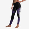 leggings black nero logo side