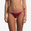reversible brief red flower orange tiger slip reversibile front