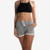 sweat shorts gray grigio front