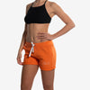 sweat shorts orange arancione side