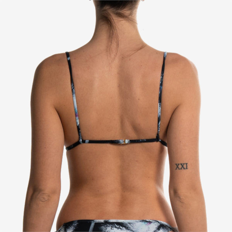 removable padded triangle imbottitura removibile black palms back