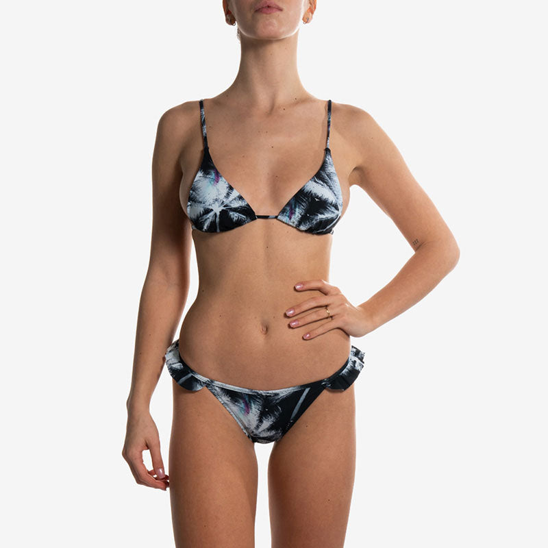 removable padded triangle brazilian brief imbottitura removibile slip brasiliano black palms front
