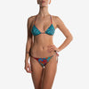 reversible triangle string brief orange flower blue tiger triangolo reversibile slip front