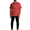 coral t shirt genderless organic cotton comfort fit