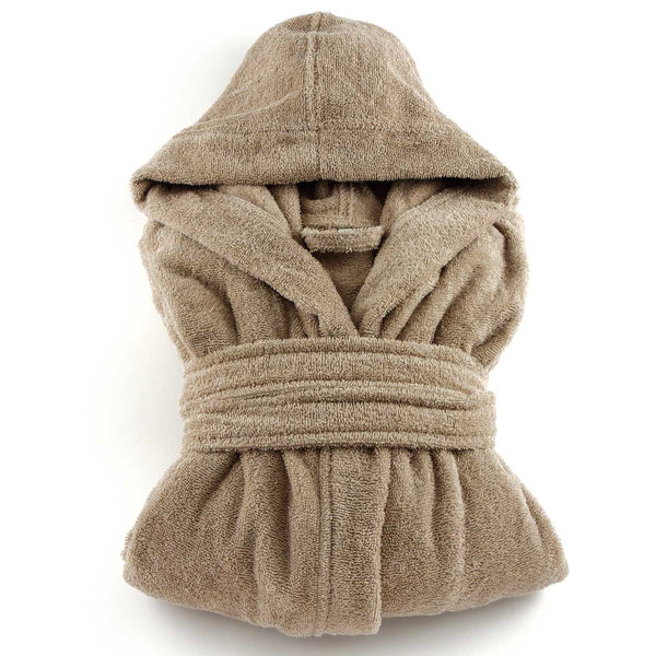 Accappatoio Mymami in cotone biologico naturale color Nocciola taglia Large