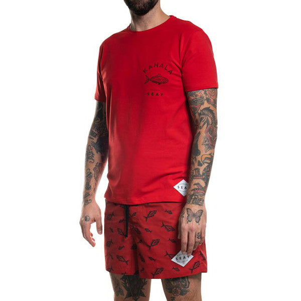 kahala t-shirt side red